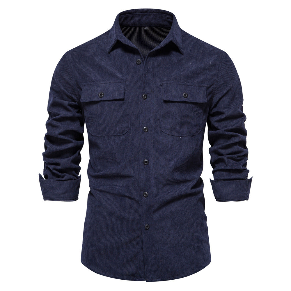 Herren Kamelhaar-Karohemd Shirt R&B