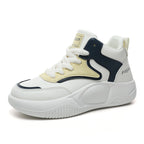 Damen modische High-Top Sneakers mit atmungsaktiver Oberfläche und flexibler Sohle R&B