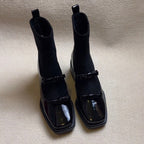 Damen elegante Stiefeletten mit komfortablem Stretchschaft von R&B