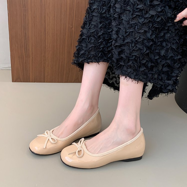 Damen Ballerinas mit dekorativer Schleifenapplikation und komfortablem Fußbett R&B
