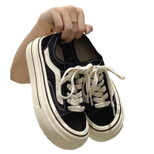 Damen Modische Plattform-Sneaker mit robustem Profil und atmungsaktivem Obermaterial R&B