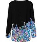 Damen Glitzernder Pullover mit festlichem Design R&B