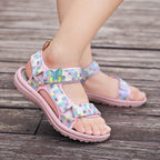 Damen Multifunktionale und atmungsaktive Outdoor-Sandalen mit verstellbaren Riemen