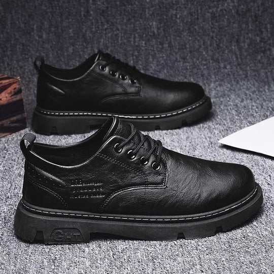 Herren Schnürschuhe aus hochwertigem Leder mit rutschfester Sohle R&B