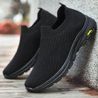 Damen Atmungsaktive Slip-On Sneakers mit elastischem Strick-Obermaterial R&B