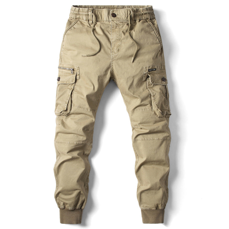 Herren Cargo-Jogginghose mit verstellbarem Bund und praktischen Taschen R&B