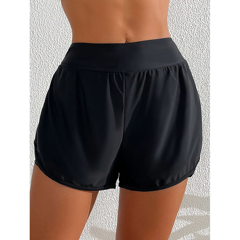 Damen Sportliche Shorts mit hohem Bund und lockerem Schnitt R&B