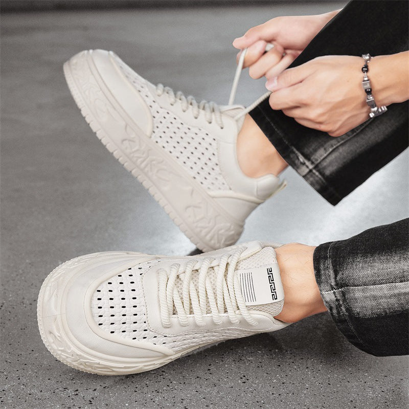Damen Sportliche Sneakers mit atmungsaktivem Obermaterial und robuster Laufsohle