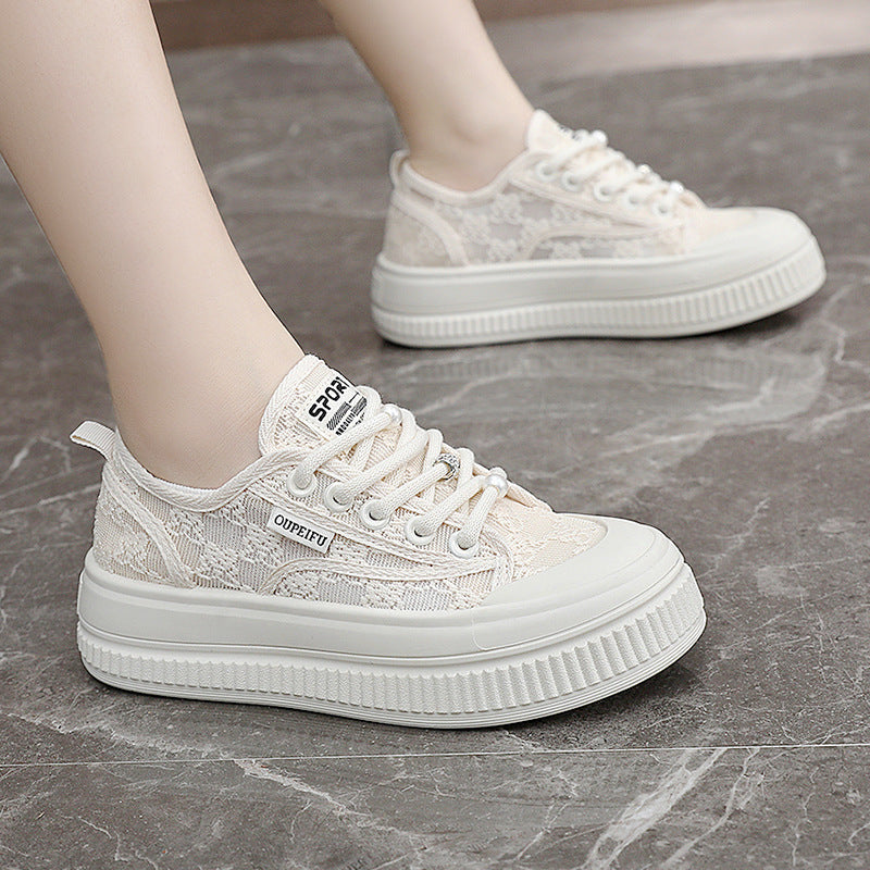 Damen modische Sneaker mit atmungsaktivem Obermaterial und rutschfester Sohle R&B