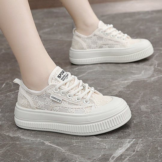 Damen modische Sneaker mit atmungsaktivem Obermaterial und rutschfester Sohle R&B