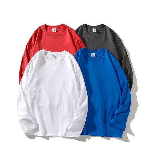 Damen vielseitiges Langarm-T-Shirt aus hochwertiger Baumwolle R&B
