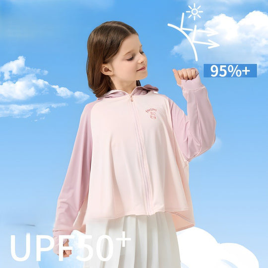 Jungen atmungsaktive Kapuzenjacke mit UV-Schutz R&B