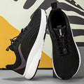 Damen sportliche Sneaker mit atmungsaktiver Oberflächenstruktur und rutschfester Sohle R&B
