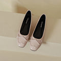 Damen elegante Ballerinas mit dekorativem Schleifendetail