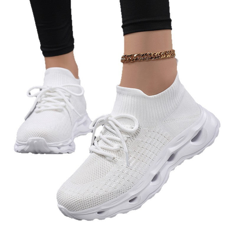 Damen Komfortable und atmungsaktive Sportsneaker mit elastischem Schaft