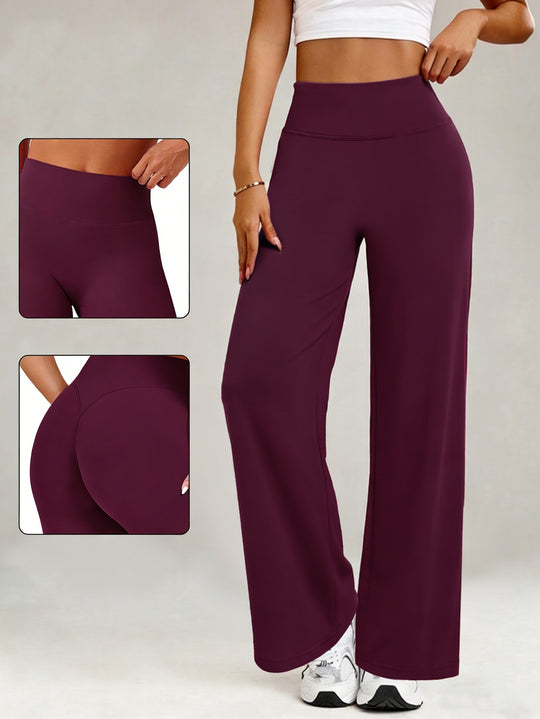 Damen Sportliche Hochbund-Hose R&B