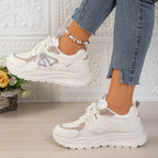 Damen Sportliche Sneakers mit atmungsaktiver Oberflächenstruktur und komfortabler Dämpfung R&B