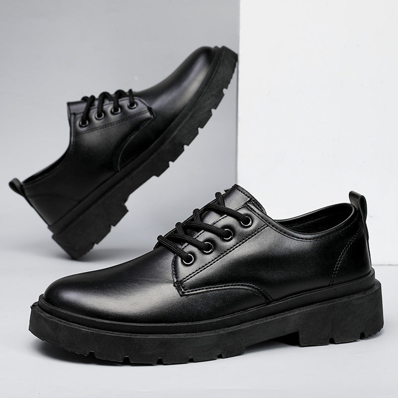 Herren Leder Schnürschuhe