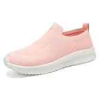 Damen Leichte Slip-On Freizeitschuhe mit atmungsaktivem Strickdesign R&B