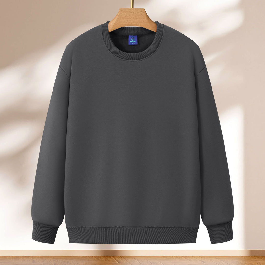 Damen lässiges Sweatshirt mit breiten Schultern und weichem Innenfutter R&B