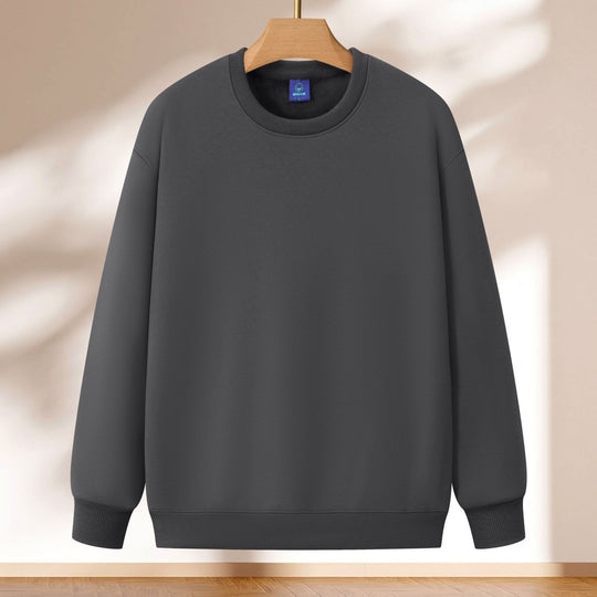 Damen lässiges Sweatshirt mit breiten Schultern und weichem Innenfutter R&B