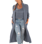 Damen Strickmantel mit elegantem offenen Schnitt R&B