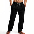 Herren lässige Cargo-Hose mit elastischem Bund und seitlichen Eingrifftaschen R&B