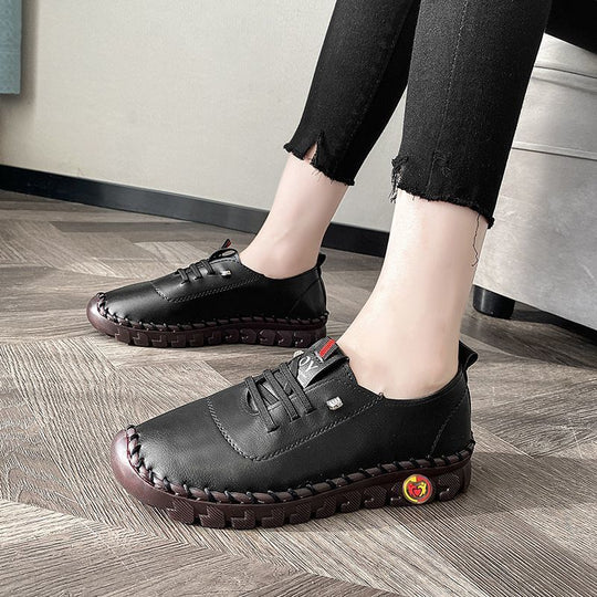 Damen Bequeme und stilvolle Alltagschuhe mit feinem Handstich R&B