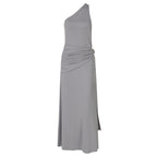 Damen Elegantes Wickelmaxikleid mit asymmetrischem Schnitt und Drapierungsdetails R&B