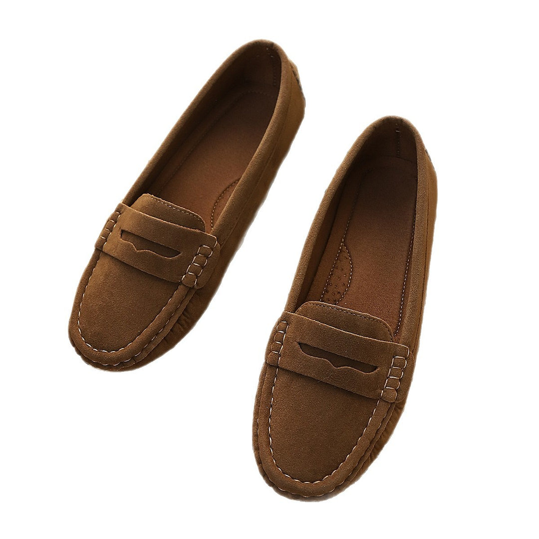 Damen Mokassin-Schuhe mit eleganter Lederverarbeitung R&B