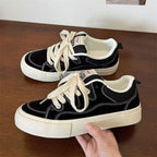 Damen Retro-Lifestyle-Sneaker mit atmungsaktivem Obermaterial und dämpfender Sohle R&B