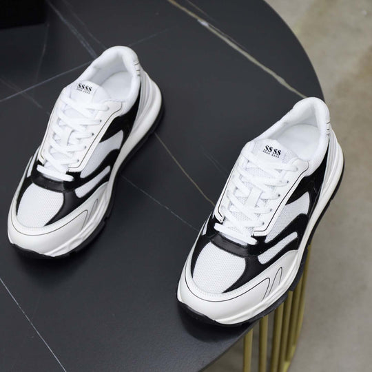 Damen Sportliche Sneakers mit atmungsaktiver Netzstruktur und modernen Akzenten R&B