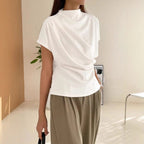 Damen Elegantes und lässiges Oberteil mit drapiertem Design R&B