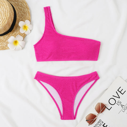 Damen Triangel-Bikini mit asymmetrischem Schnitt und aufregendem Design R&B