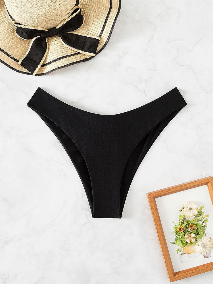 Damen Hoch geschnittenes Bikinislip R&B