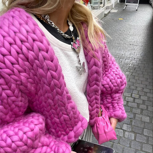 Damen Strickjacke aus kuscheligem Material R&B