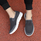 Damen Slip-On Freizeit-Schuhe mit atmungsaktivem Mesh-Obermaterial und flexibler Sohle