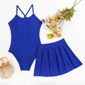 Damen Einteiler Badeanzug mit Chic-Rock-Design R&B