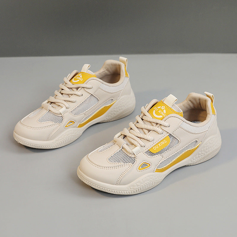 Damen atmungsaktive Sneakers mit dämpfender Laufsohle R&B