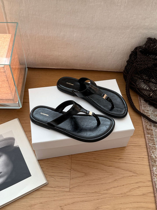 Damen Badesandalen mit modischem Riemendesign und komfortablem Fußbett R&B