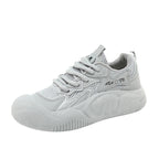 Damen sportliche Sneakers mit atmungsaktiven Mesh-Einsätzen und dämpfendem Sohlenprofil R&B