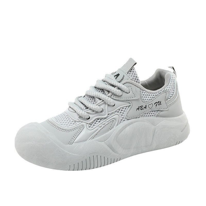 Damen sportliche Sneakers mit atmungsaktiven Mesh-Einsätzen und dämpfendem Sohlenprofil R&B
