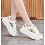 Damen Sportliche Sneaker mit luftiger Netzstruktur und extra hohem Komfort
