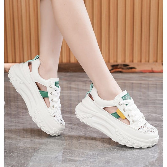 Damen Sportliche Sneaker mit luftiger Netzstruktur und extra hohem Komfort R&B