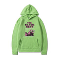 Damen Kapuzenpullover mit kreativem Rockband-Design und komfortabler Passform