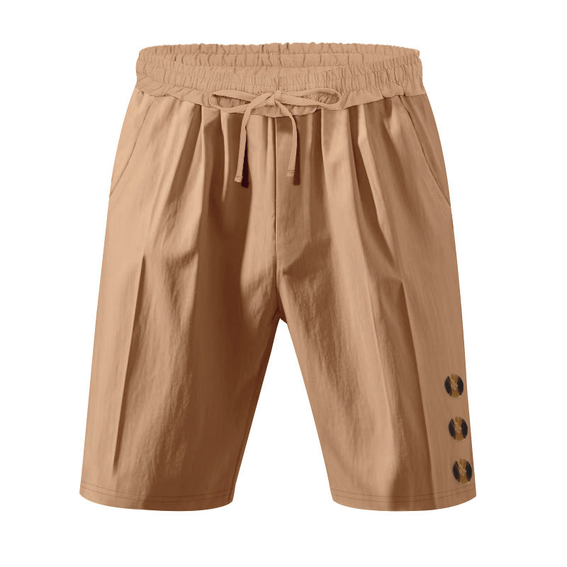 Herren lässige Sport-Shorts mit elastischem Bund und praktischen Seitentaschen R&B