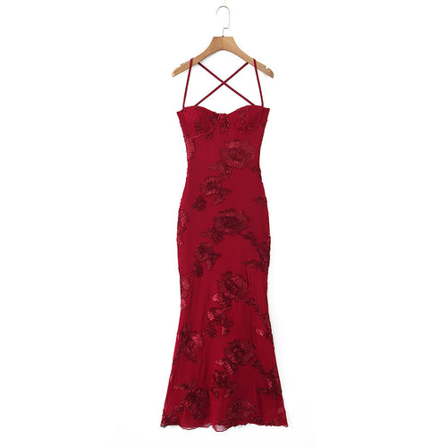 Damen Bodycon Kleid mit floralem Spitzenbesatz R&B