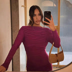 Damen Elegantes und verführerisches Maxikleid mit tiefem Rückenausschnitt R&B