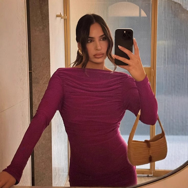 Damen Elegantes und verführerisches Maxikleid mit tiefem Rückenausschnitt R&B