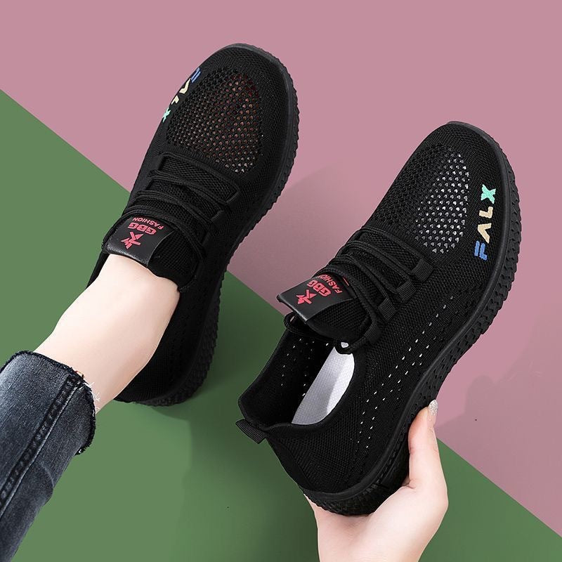 Damen Luftige Freizeitsneaker mit atmungsaktiver Mesh-Oberfläche R&B